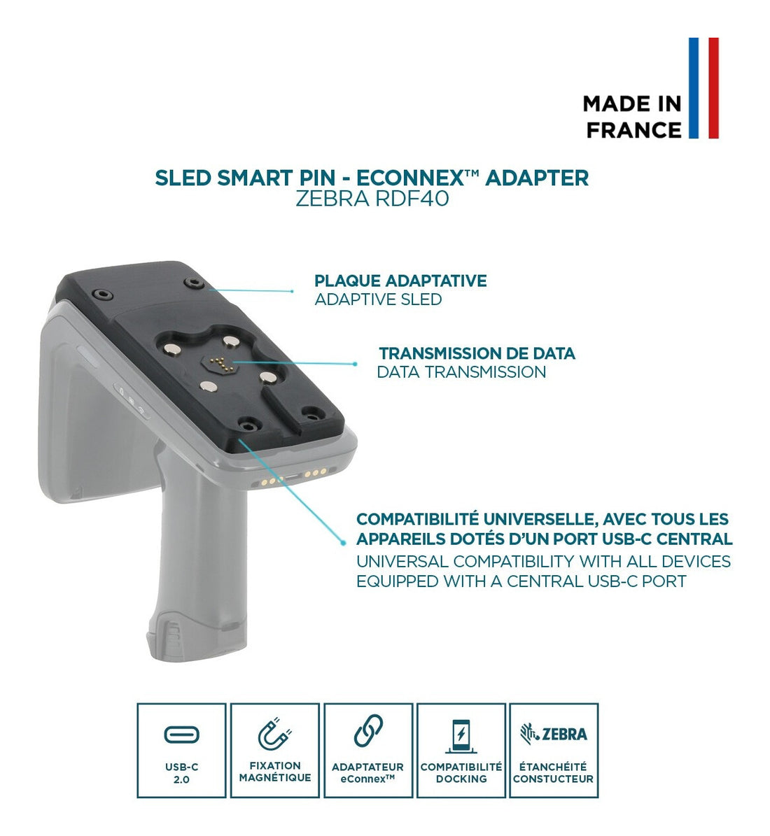 Mobilis 020019 RFID reader Black - image 2
