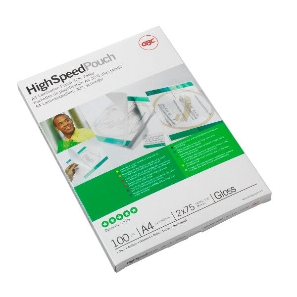 GBC Lamination Pouch A4 High Speed 75 Micron - image 3