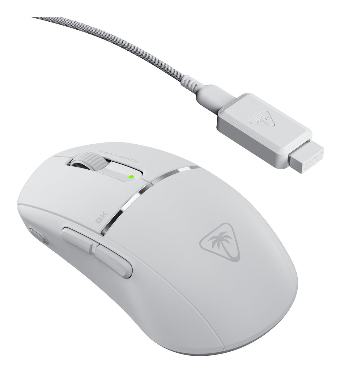 Turtle Beach Burst II Pro White Wireless Esports Gaming Mouse - 8K polling, 57g Ultra Lightweight, 150-hour - image 2
