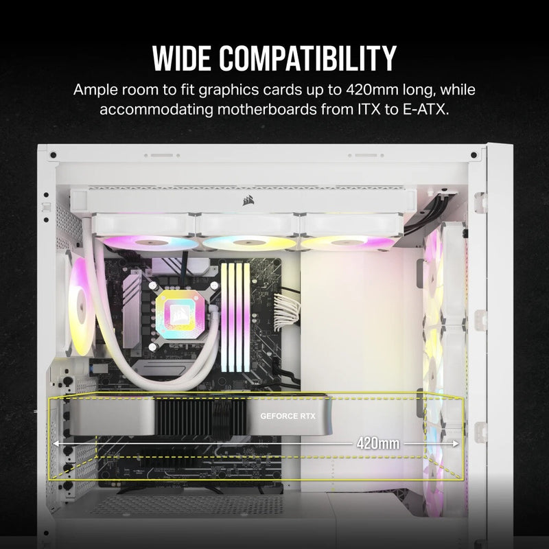 Corsair 5000D CORE AIRFLOW Midi Tower White