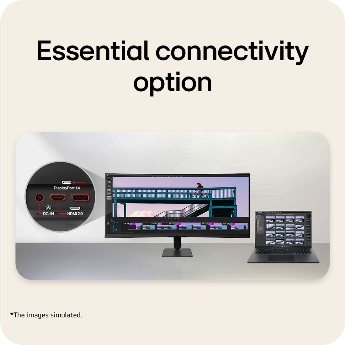 LG UltraWide U6 34U601B, 34-inch WQHD Curved (1800R) 120Hz Monitor, HDR10 & 99% sRGB AMD FreeSync Premium - image 5