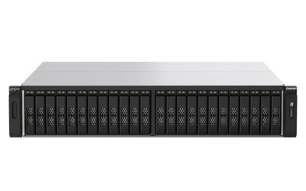 QNAP TS-h2490FU NAS Rack (2U) EPYC 7232P 32 GB DDR4 0 TB QuTS hero Black, Grey