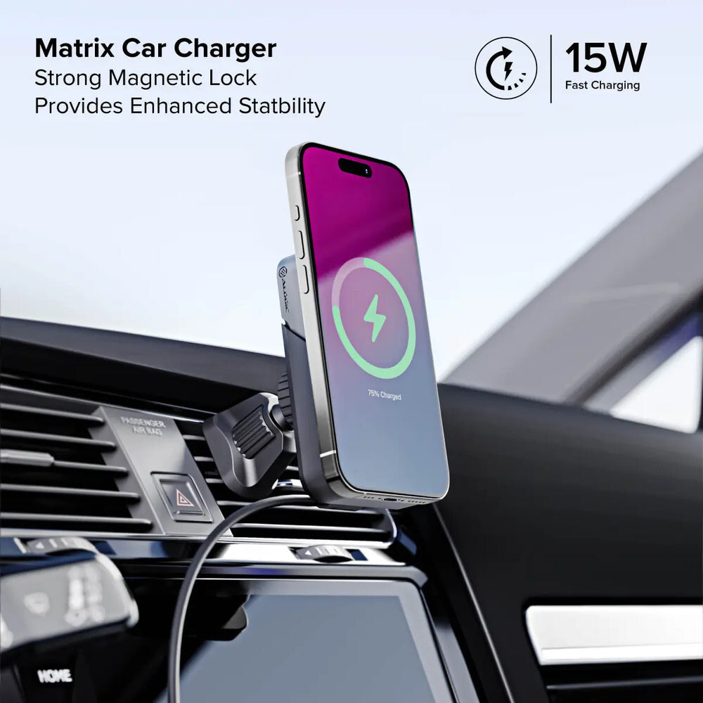 ALOGIC Matrix+ Flow 3-in-1 Charging Dock with Car Charger Cradle & Wireless Powerbank - image 4