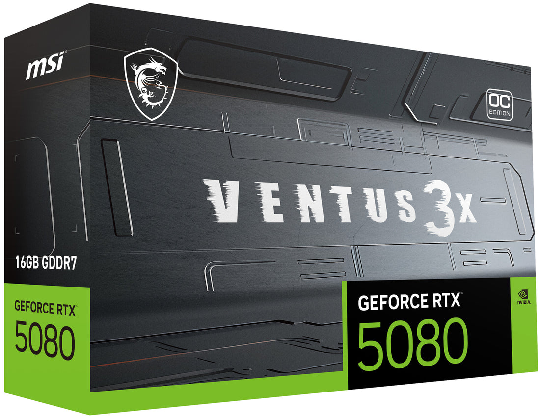 MSI VENTUS GeForce RTX 5080 16G 3X OC NVIDIA 16 GB GDDR7 - image 2