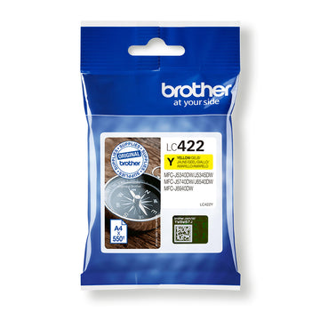 Brother LC-422Y ink cartridge Original Yellow