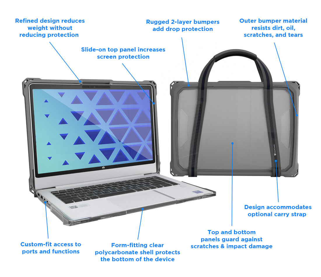 MAXCases Extreme Shell-FL 11.6" Shell case Grey, Transparent - image 10