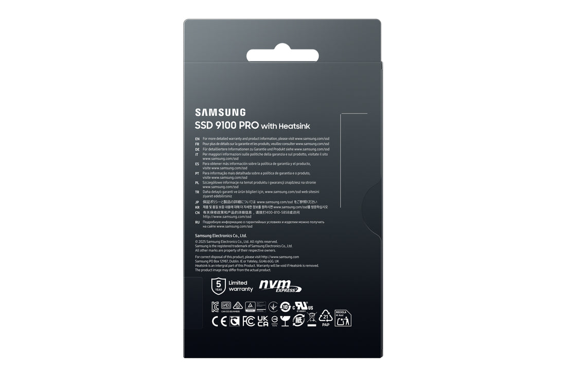 Samsung 9100 PRO Heatsink PCIe 5.0 NVMe M.2 SSD - 1 TB - image 4