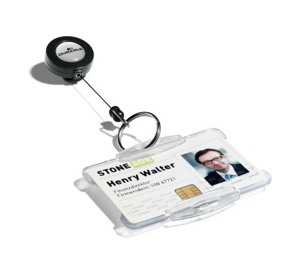 Durable 822258 badge holder accessory Badge reel Charcoal 10 - image 2