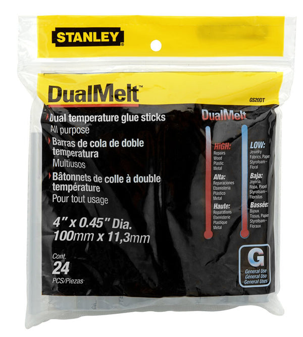 Stanley DualMelt Dual Temperature Transparent Glue Sticks