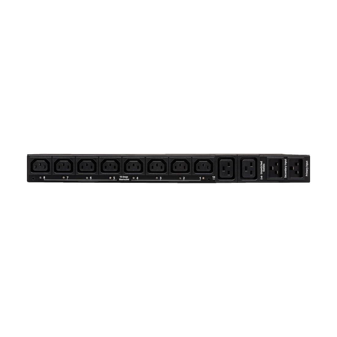 Eaton PDUMH20HVATNET 3.8kW Single-Phase Switched Automatic Transfer Switch PDU, Two 200-240V C20 Inlets, 8 C13 - image 2