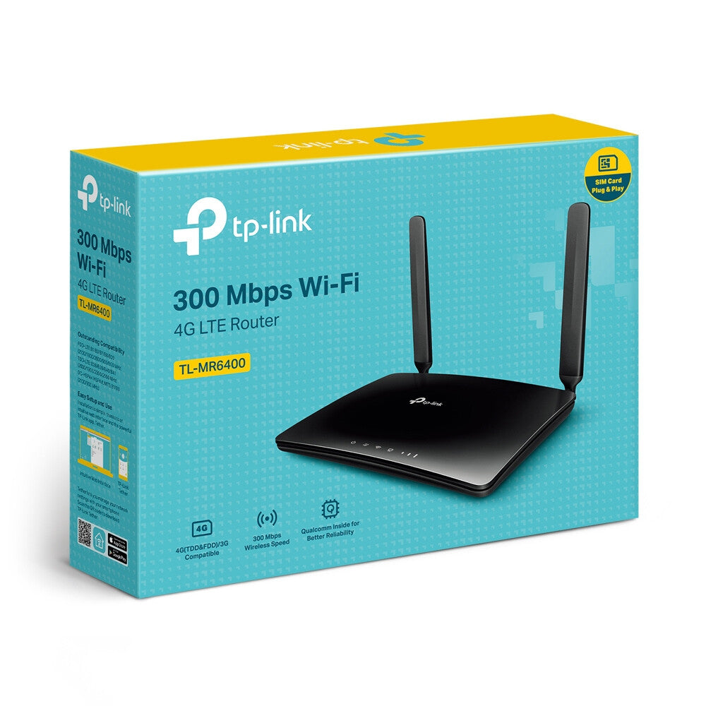 TP-Link TL-MR6400 wireless router Fast Ethernet Single-band (2.4 GHz) 4G Black - image 4