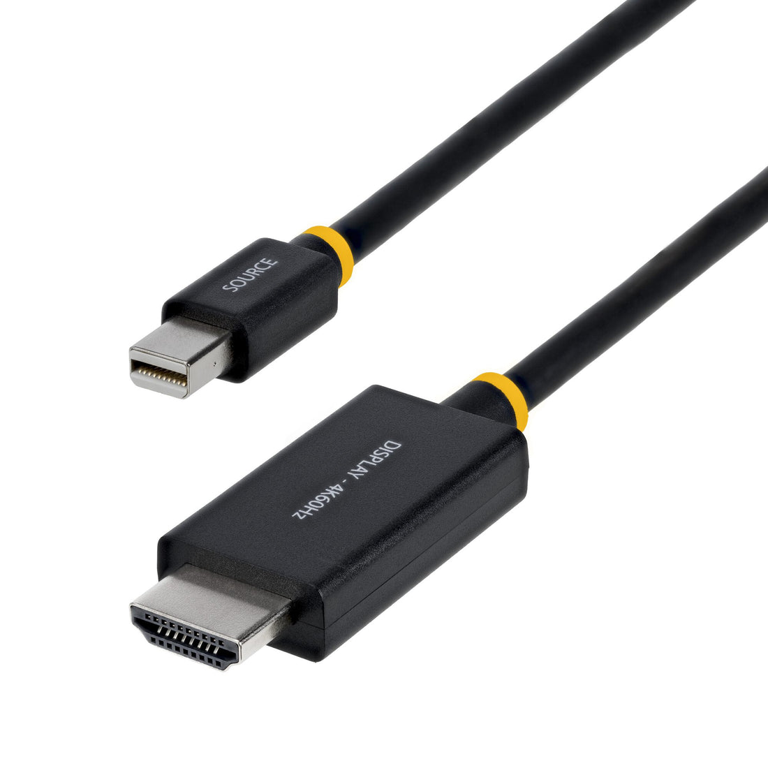 StarTech.com 2m (6ft) Mini DisplayPort to HDMI Adapter Cable, 4K 60Hz with HBR3/HDCP 2.3/DPCP, MDP to HDMI - image 2