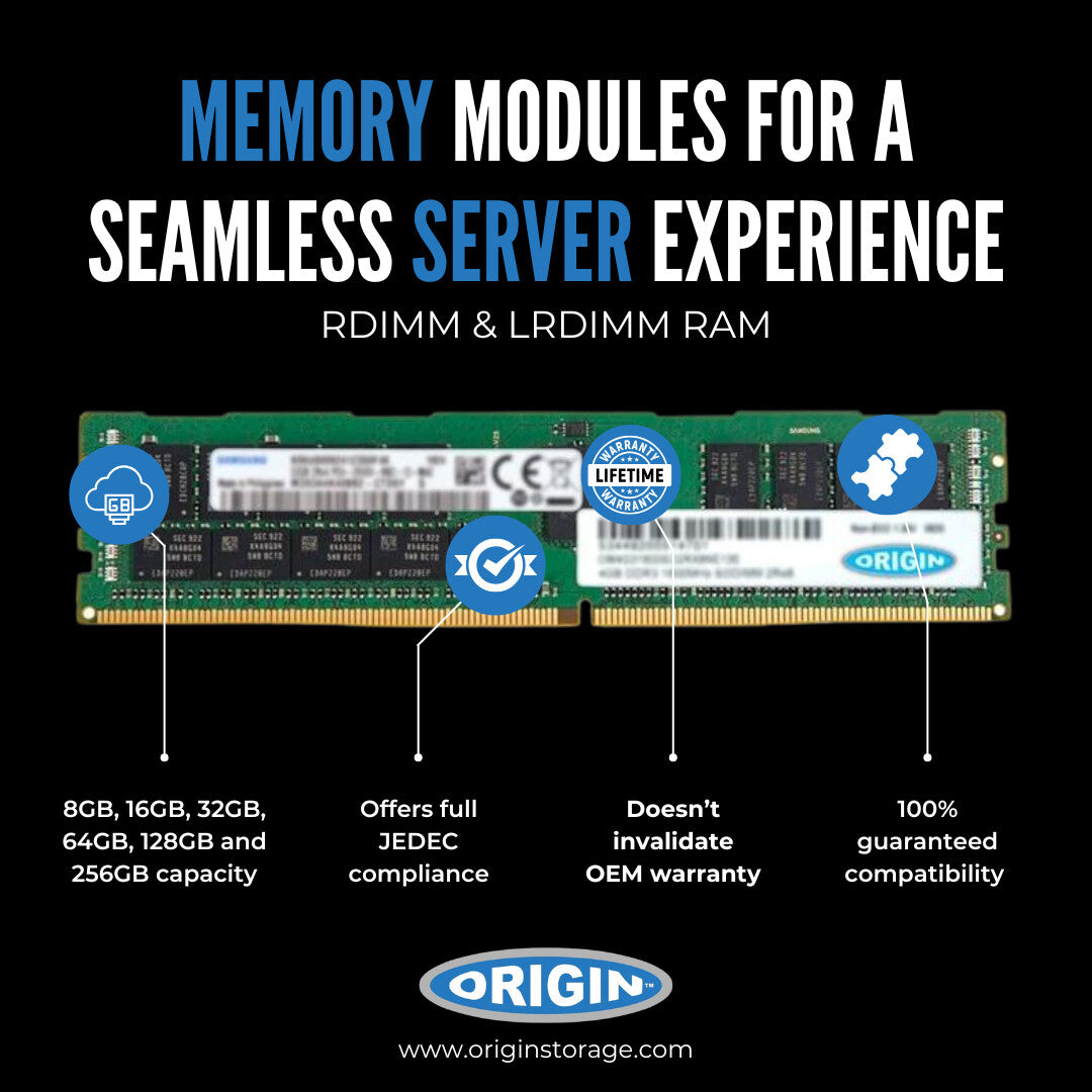 Origin Storage 32GB DDR4 2133MHz RDIMM 2Rx4 ECC 1.2V - image 2