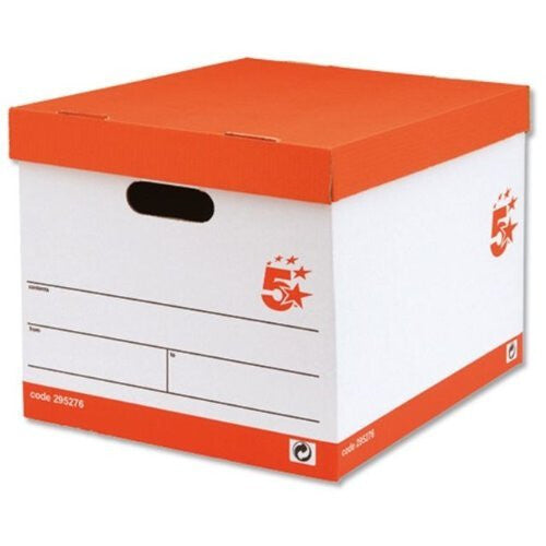 5Star 295276 storage box Square Red, White