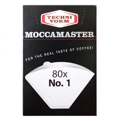 Coffee Filter Paper Number 1 - 80 Pieces, (Cup-One Model)