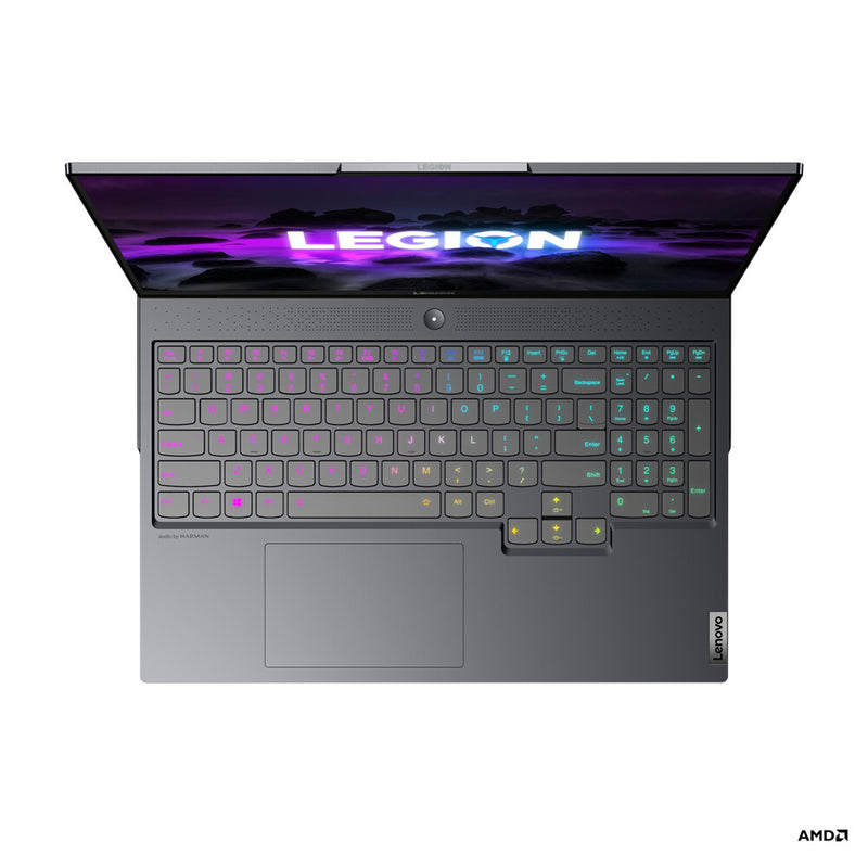 Lenovo Legion 7 16ACHg6 AMD Ryzen™ 7 5800H Laptop 40.6 cm (16") WQXGA 16 GB DDR4-SDRAM 512 GB SSD NVIDIA GeForce RTX 3070 Wi-Fi 6 (802.11ax) Windows 10 Home UK English Grey