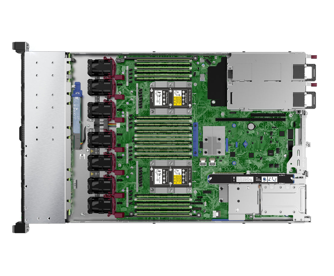 HPE ProLiant DL360 Gen10 4214R 2.4GHz 12-core 1P 32GB-R P408i-a NC 8SFF 500W PS Server