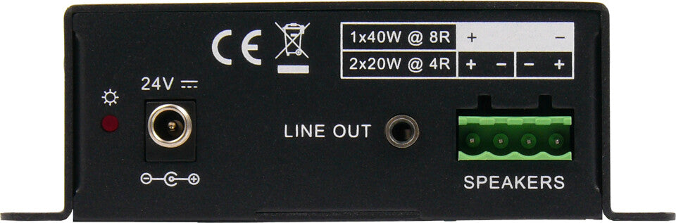 SY Electronics SY-2A-20W audio amplifier 2.0 channels Performance/stage Black