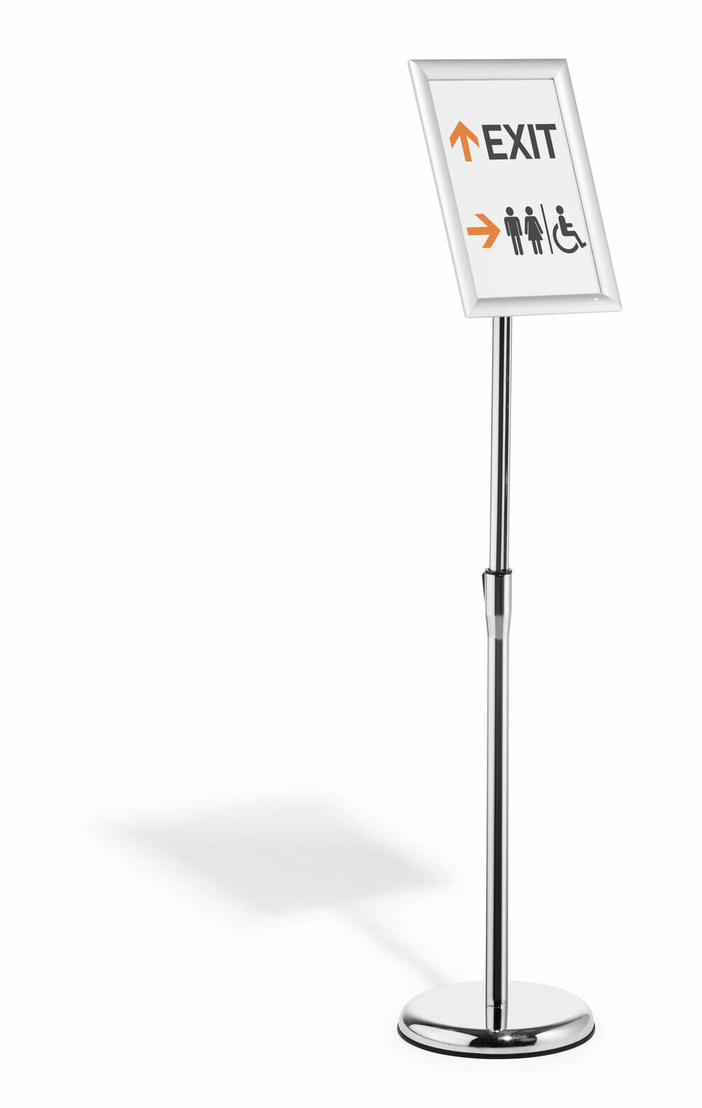 Durable 479823 sign holder/information stand A4 Aluminium, Plastic, Steel Silver - image 3