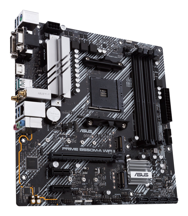 ASUS PRIME B550M-A WIFI II AMD B550 Socket AM4 micro ATX