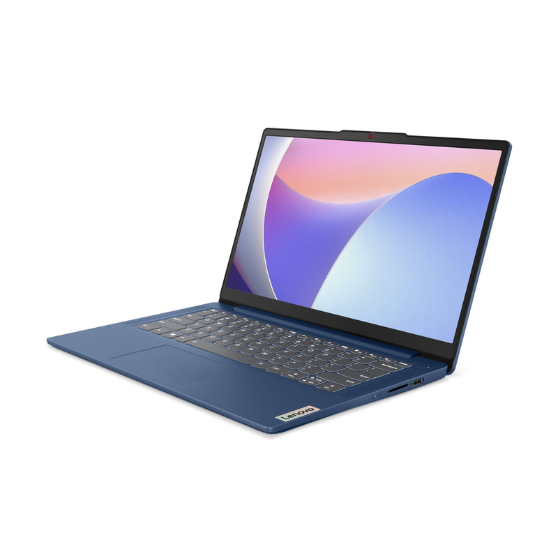 Lenovo IdeaPad Slim 3 14IAN8 Intel® N N100 Laptop 35.6 cm (14") Full HD 4 GB LPDDR5-SDRAM 128 GB Flash Wi-Fi 6 (802.11ax) Windows 11 Home in S mode UK English Blue
