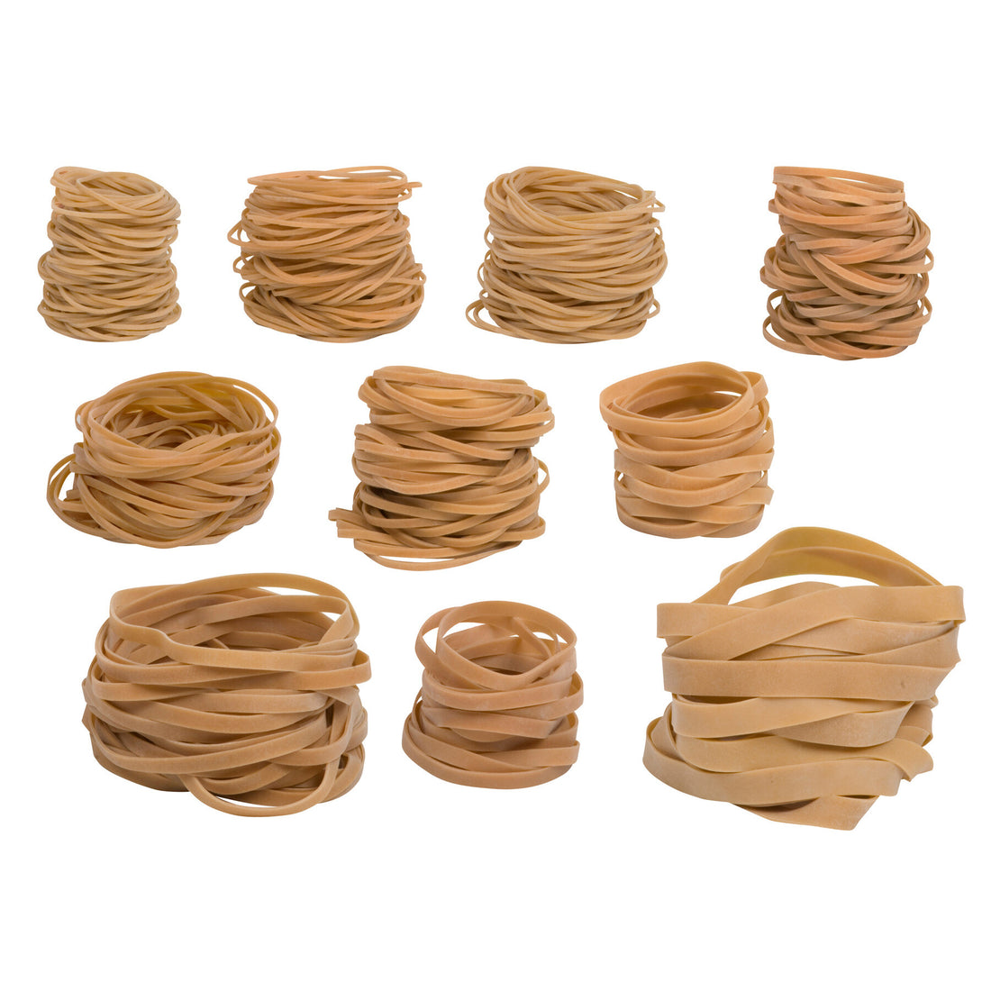 Q-CONNECT Rubber bands Natural – No. 65 (6.0x100mm) – Box 500g - image 2