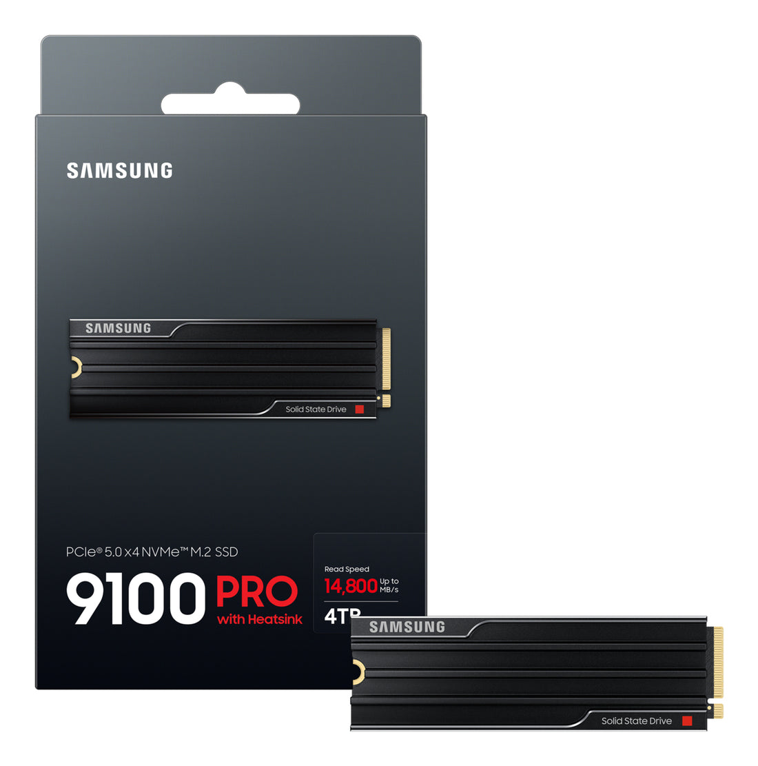 Samsung 9100 PRO Heatsink PCIe 5.0 NVMe M.2 SSD - 4 TB - image 6