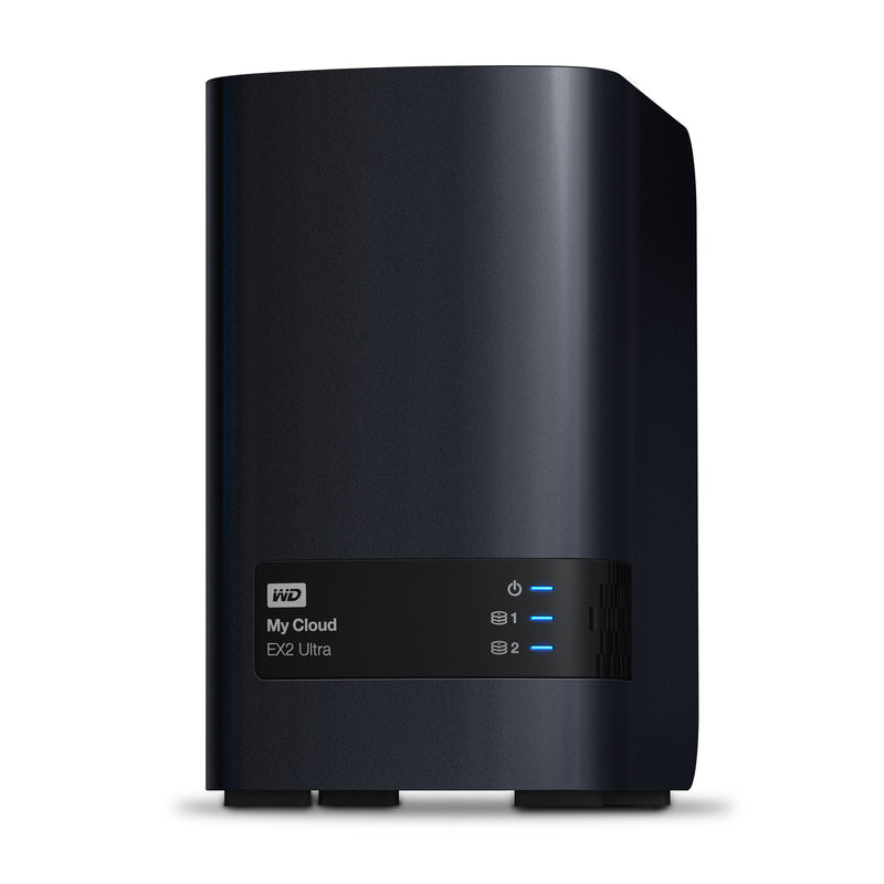 Western Digital My Cloud EX2 Ultra NAS Desktop Marvell Armada 385 1 GB DDR3 8 TB HDD My Cloud OS Black
