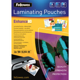 Fellowes 53022 laminator pouch 100