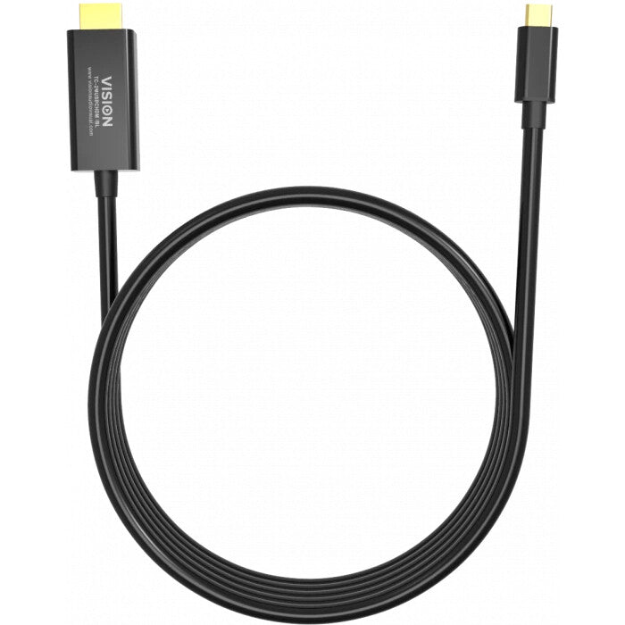 Vision TC 2MUSBCDP8K/BL DisplayPort cable 2 m USB Type-C Black - image 10