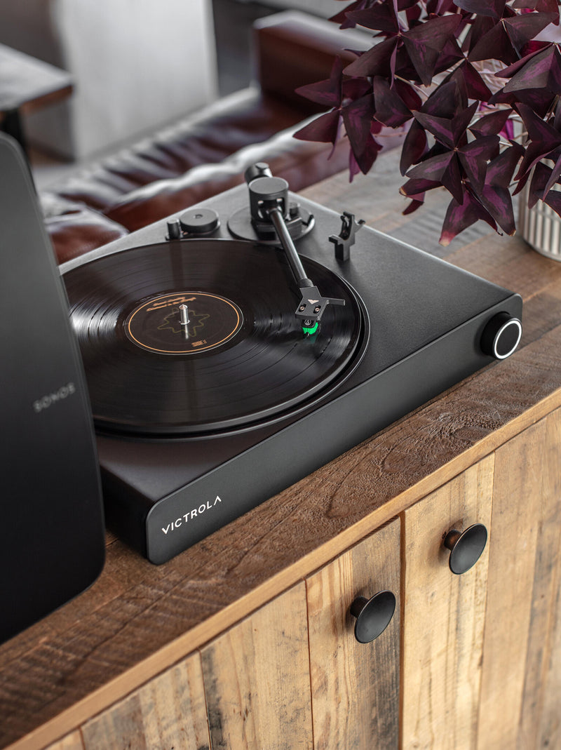 Victrola Stream Belt-drive audio turntable Black
