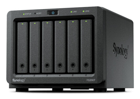 Synology FS200T NAS/storage server Desktop Intel Celeron J4125 4 GB DDR4 Black