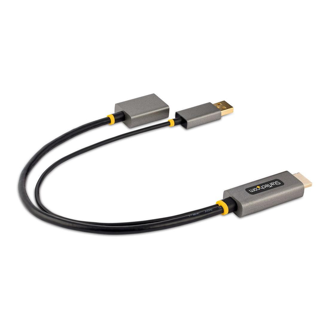StarTech.com 1ft (30cm) HDMI to DisplayPort Adapter Cable, Active 4K 60Hz HDMI 2.0 to DP 1.2 Converter, HDR - image 2