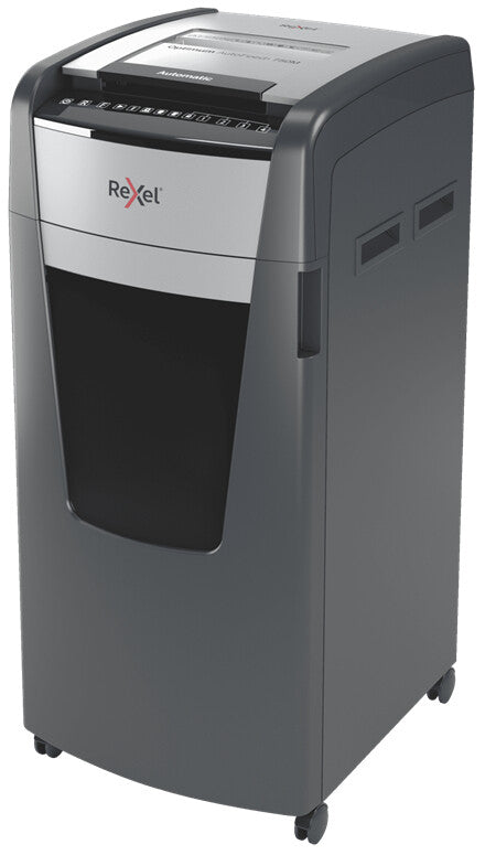 Rexel Optimum AutoFeed+ 750M paper shredder Micro-cut shredding 55 dB 23 cm Black, Silver - image 2