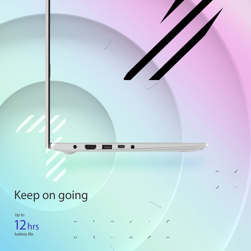 ASUS Vivobook Go 14,  Intel® Celeron® N N4500 Laptop, 14" Full HD  Screen, 4GB RAM, 128GB Storage, Windows 11 Home, Pink (E410KA-EK592WS)