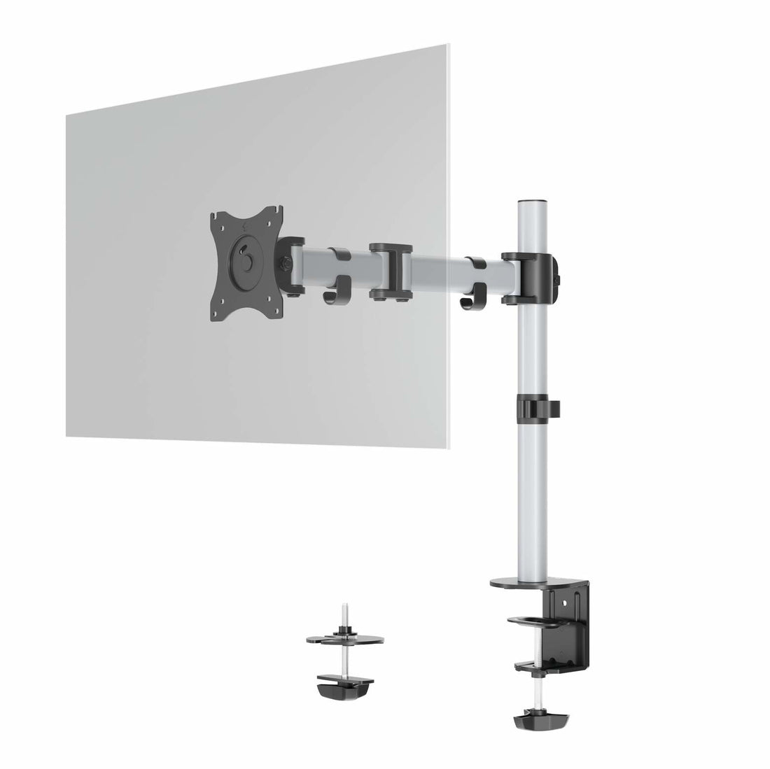 Durable 509423 monitor mount / stand 27" Wall Silver