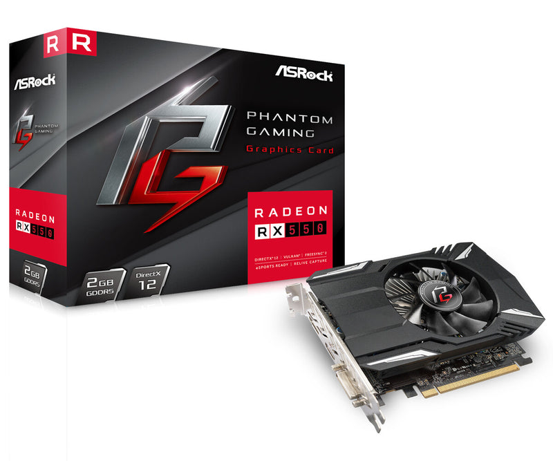 Asrock 90-GA0500-00UANF graphics card AMD Radeon RX 550 2 GB GDDR5