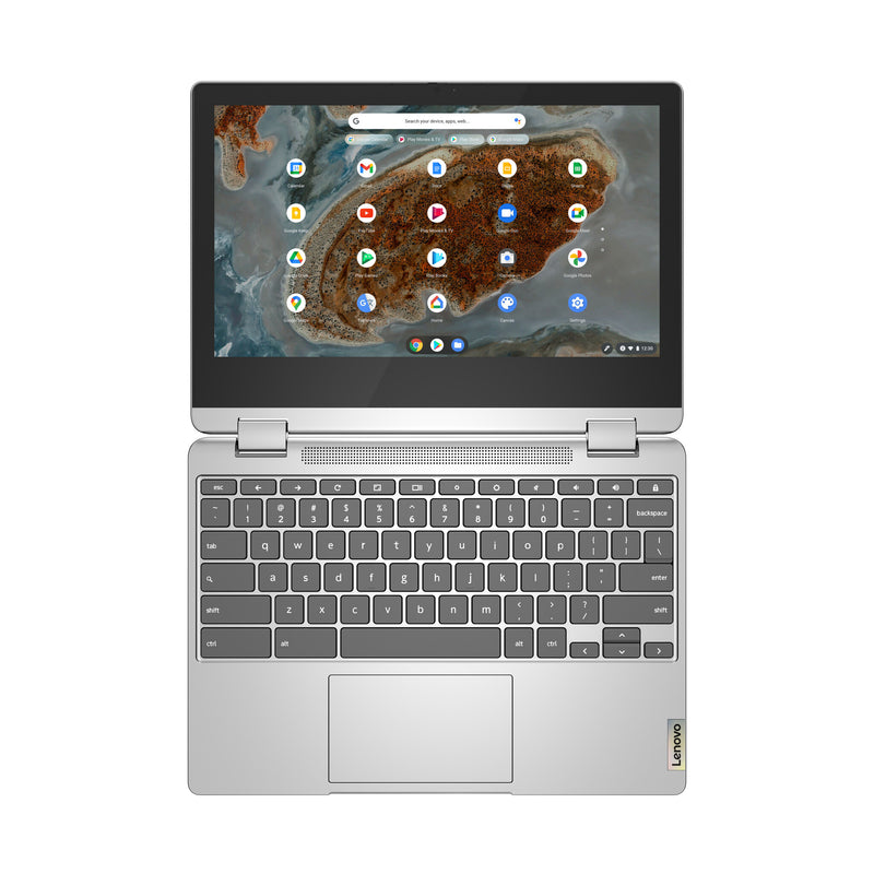 Lenovo IdeaPad Flex 3 Chrome 11M836 MediaTek MT8183 Chromebook 29.5 cm (11.6") Touchscreen HD 4 GB LPDDR4x-SDRAM 64 GB eMMC Wi-Fi 5 (802.11ac) ChromeOS UK English Grey