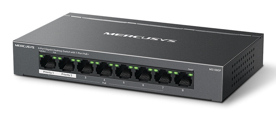 Mercusys 8-Port Gigabit Desktop Switch with 7-Port PoE+ - image 10