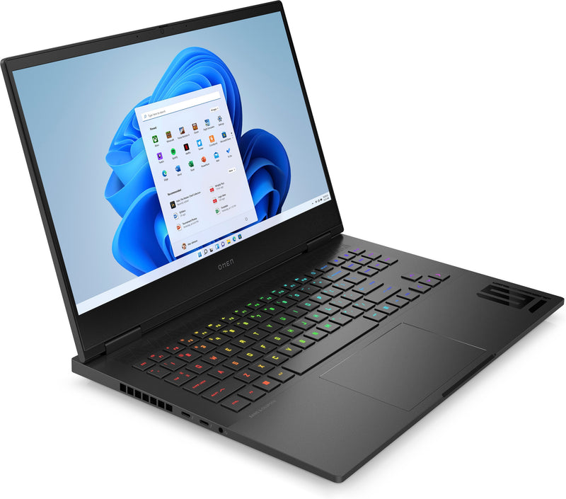 HP OMEN 16-wf0008na Intel® Core™ i7 i7-13700HX Laptop 40.9 cm (16.1") Quad HD 32 GB DDR5-SDRAM 1 TB SSD NVIDIA GeForce RTX 4080 Wi-Fi 6E (802.11ax) Windows 11 Home Black