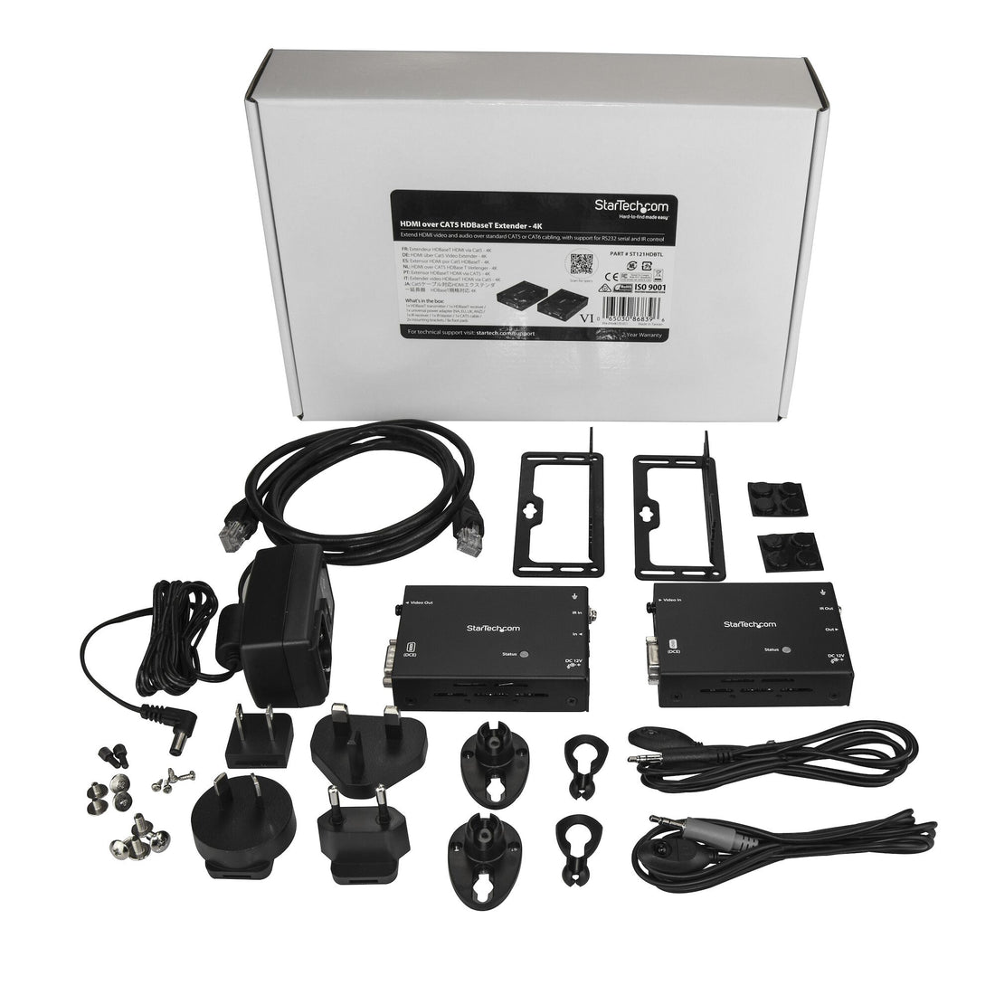 StarTech.com HDMI over CAT5e Extender with IR and Serial - HDBaseT Extender - 4K - TAA - image 4