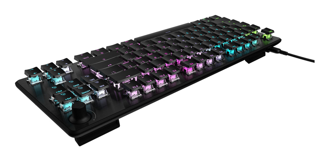 Turtle Beach Vulcan II TKL Black RGB Tenkeyless Mechanical PC Gaming Keyboard – UK Layout, Hot-Swappable - image 3