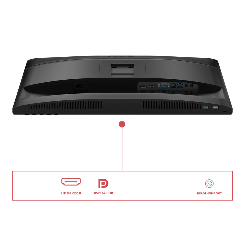 AOC U34E2M computer monitor 86.4 cm (34") 3440 x 1440 pixels Wide Quad HD Black