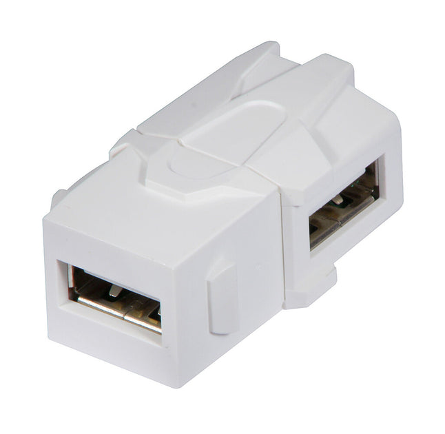 Lindy USB A to A 90 Degree Keystone | Back to the Office