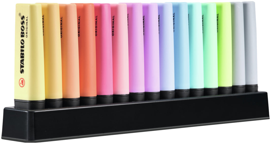 STABILO Boss Original Pastel marker 15 Chisel tip Multicolour - image 2