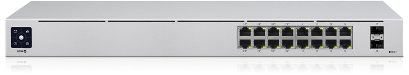 Ubiquiti UniFi 16-Port PoE Managed L2/L3 Gigabit Ethernet (10/100/1000) Power over Ethernet (PoE) 1U Silver