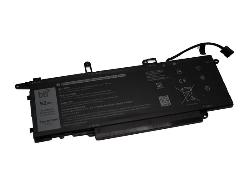 BTI 52Wh 4 cell 41M98 compatible battery for DELL LATITUDE 9410 2-IN-1 LATITUDE 7400 2-IN-1