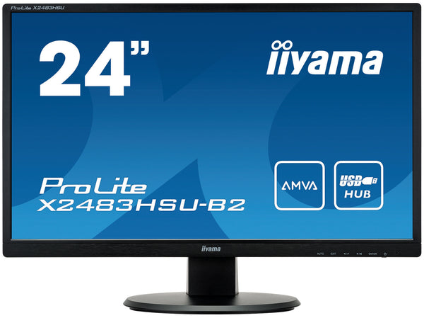 iiyama ProLite 24" Full HD Monitor (X2483HSU-B2)