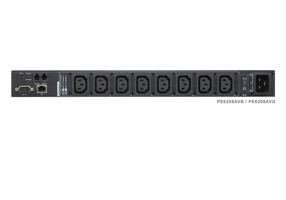 ATEN 1U AV 16A 8 Outlet Switched Bank Metered PDU + Free Eco PDU Manager Software - image 4