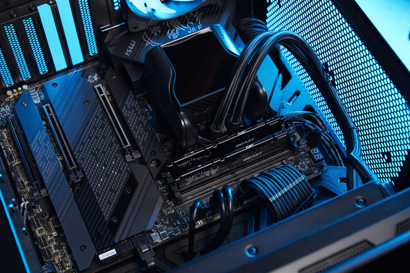 Kingston Technology FURY Beast 16GB 5600MT/s DDR5 CL40 DIMM (Kit of 2) Black